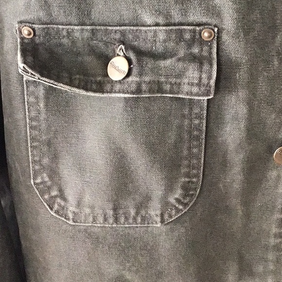 🚜Carhartt C02 MOS Green Chore Blanket Lined Jacket USA Size XXL Mens Regular VTG - Picture 4 of 8